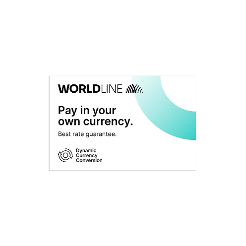 Dynamic Currency Conversion Pocket Card